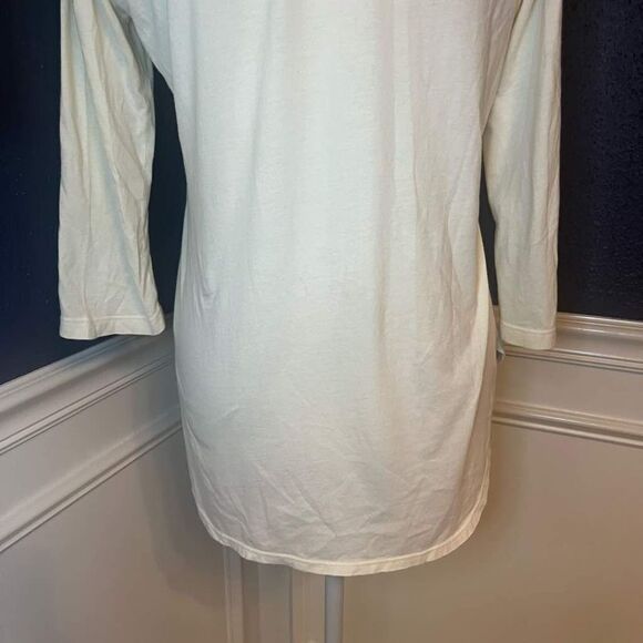 Johnny Was Embroidered Scoop Neck 3/4 Sleeve Tunic - Picture 6 of 7